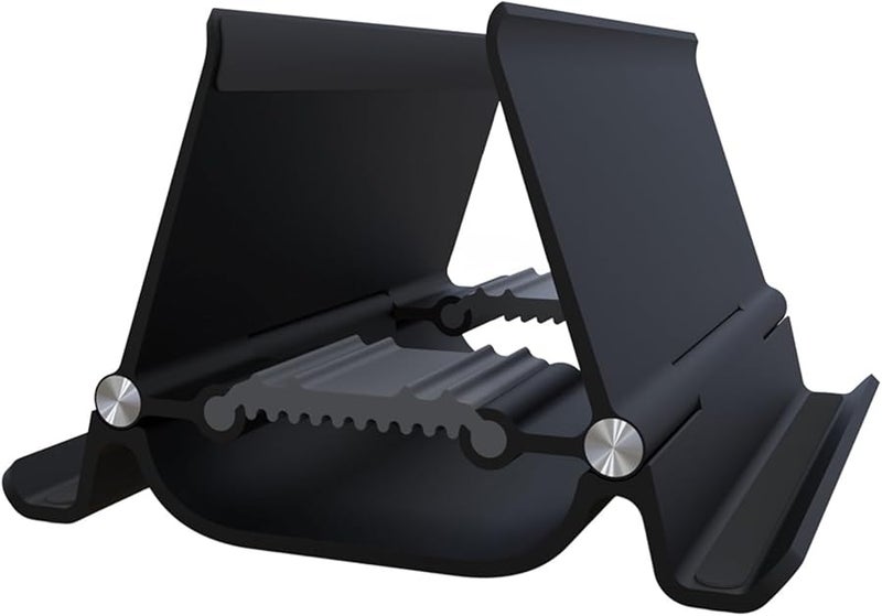 Adjustable Vertical Laptop Stand Holder Space Saving Desktop Aluminum Rack - Image 1